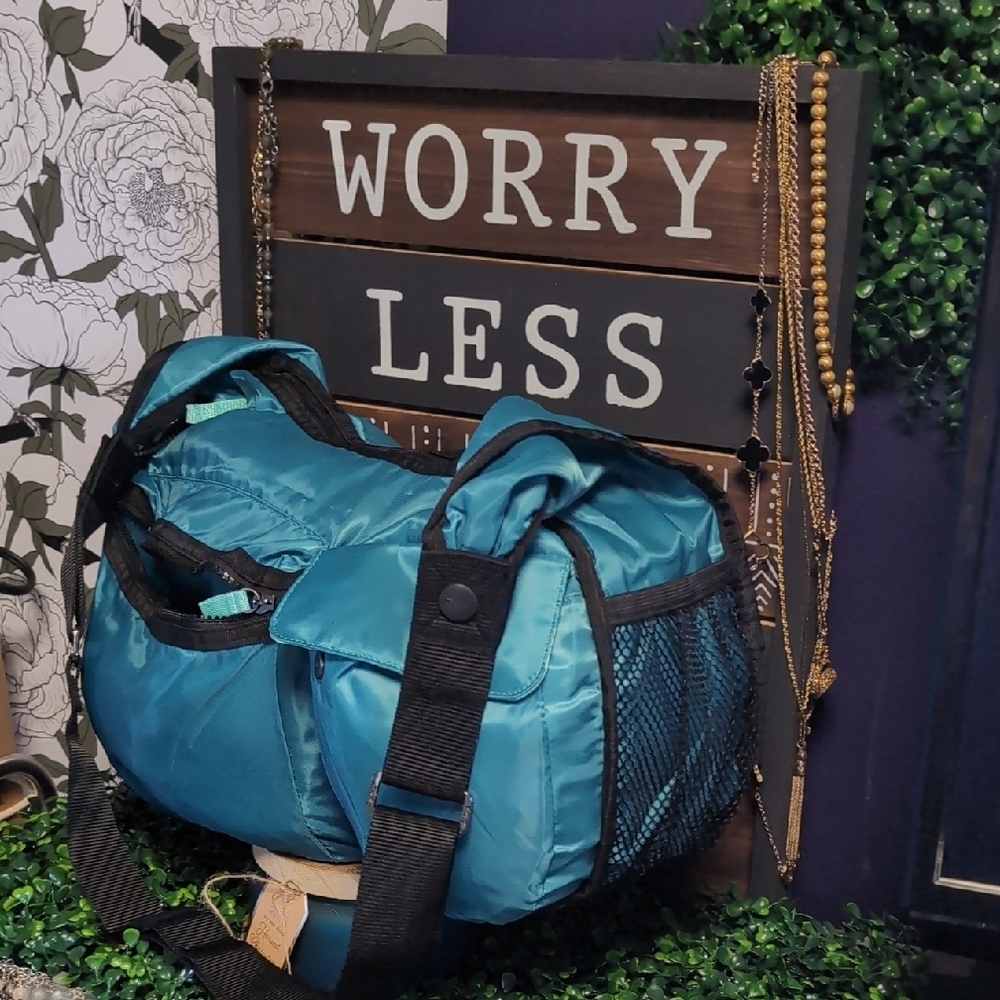 Mint & Teal Explorista Retired Stroller Bag By Thirty-one - Picture 2 of 11